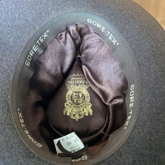 A. BREITER MUNCHEN GERMANY VINTAGE BROWN HAT GORE TEX LARGE - Picture 8 of 8